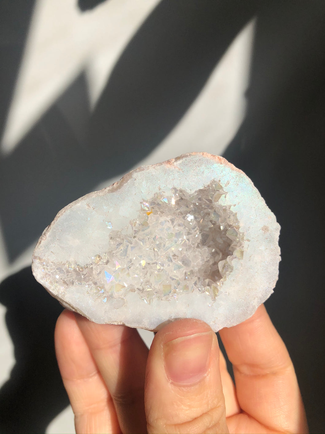 Angel Aura Quartz Geode