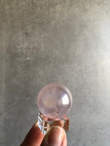 Aura Rose Quartz Sphere