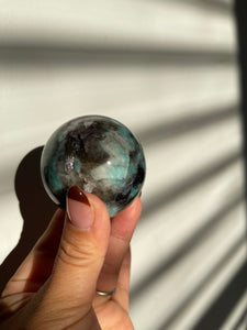 Smoky Amazonite Sphere